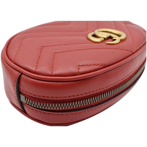 Gucci  GG Marmont Matelasse Leather Belt Bag Red 476434 main image 8